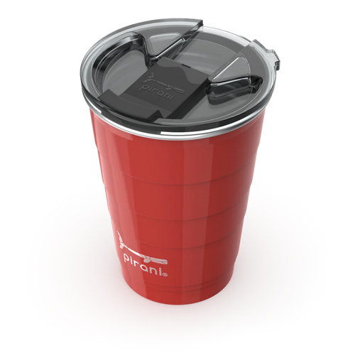 The Metal Party Cup Stainless Steel Classic Red Drinking Cup 500ml