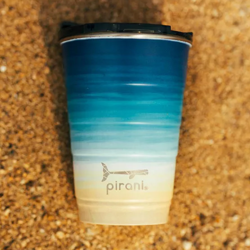 Sand Castle Insulated Metal Party Cup Tumblers