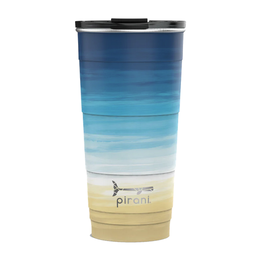 Sand Castle Insulated Metal Party Cup Tumblers